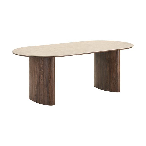 Iš keraminės plokštės valgomojo stalas 100x210 cm Delphi – House Nordic
