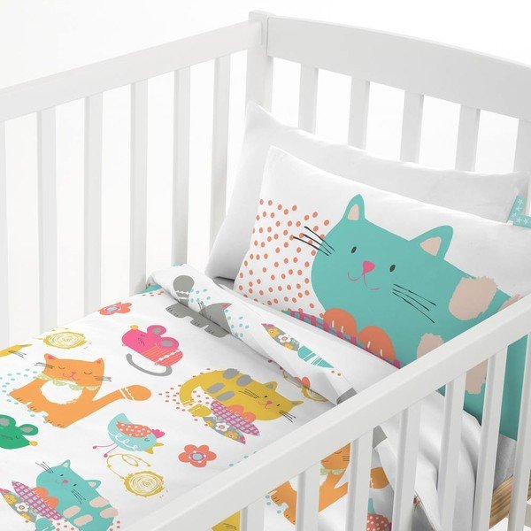Lininis audinys "Moshi Moshi Cat & Mouse", 100 x 135 cm-image-3