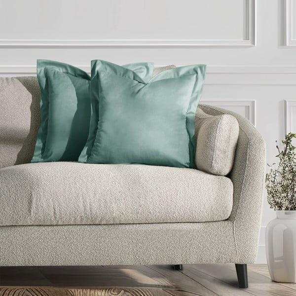 2 mėtų žalios spalvos pagalvės užvalkalų rinkinys AmeliaHome, 45 x 45 cm-image-1
