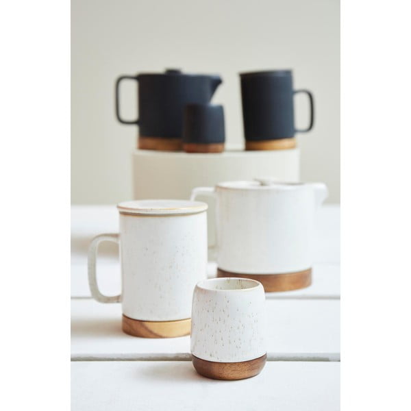 100 ml kreminės keramikos puodelis Nordika - Sema-image-1