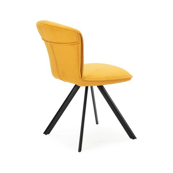 2 geltonos valgomojo kėdės Simbra - Marckeric-image-3