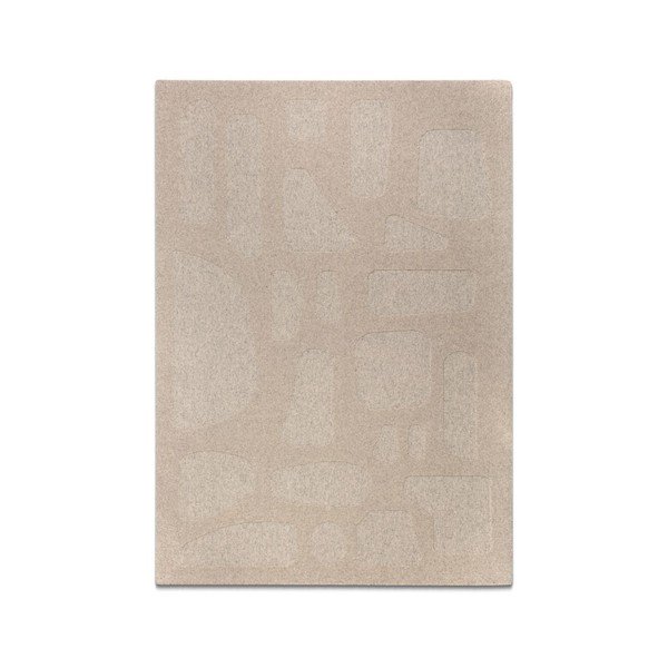 Taupe spalvos iš vilnos kilimas 160x230 cm Archipelagio – Micadoni 
