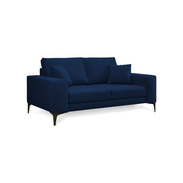 Tamsiai mėlyna dvivietė sofa "Cosmopolitan Design Lugano-image-1