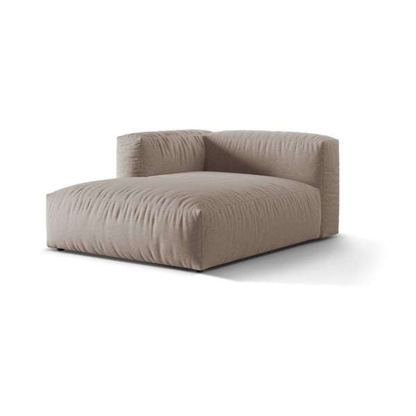 Modulinė sofos dalis smėlio spalvos (su kairiuoju kampu) Martina – Micadoni Home