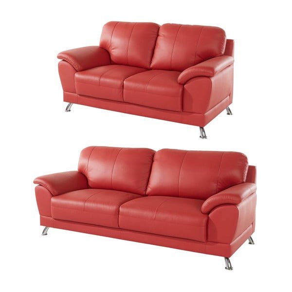 2 raudonų sofų rinkinys "Støraa Lufti