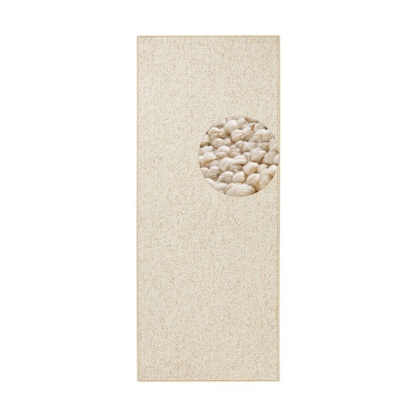 Kilimas kreminės spalvos 80x200 cm Wolly – BT Carpet