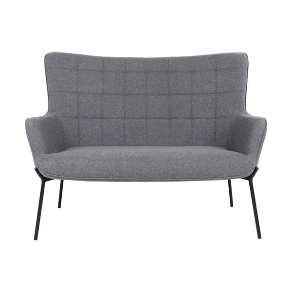 Pilka sofa 128 cm Glasgow - House Nordic