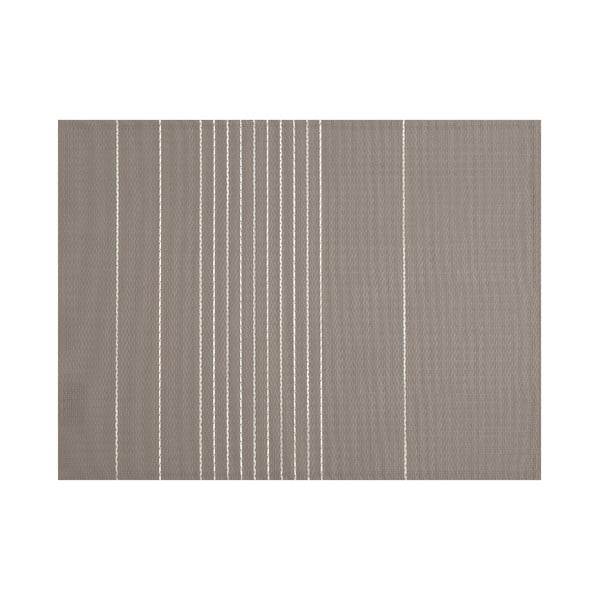 Rudai pilkas "Tiseco Home Studio Stripe" kilimėlis, 45 x 33 cm
