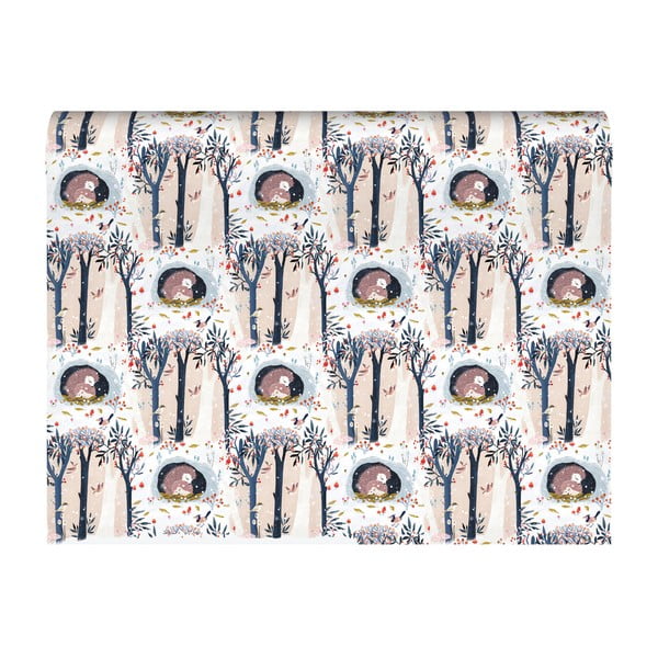 Dovanų pakavimas 5 vnt. su Kalėdų motyvu 69,5x48,5 cm Wild Wood Hideaway – Roger la Borde-image-1