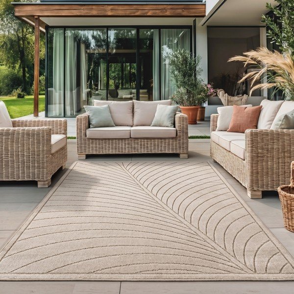 Smėlio spalvos lauko ir vidaus kilimas 160x230 cm Nova 1204 – Ayyildiz Carpets-image-1