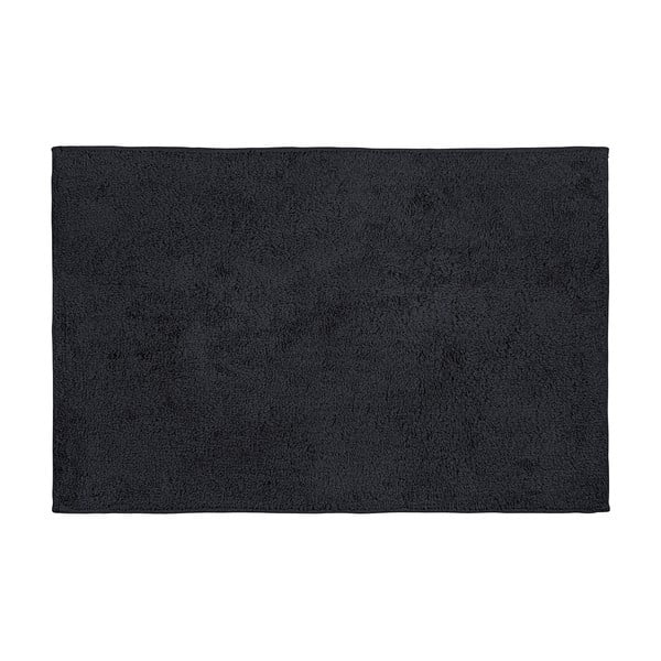 Juodas medvilninis vonios kilimėlis Wenko Ono, 50 x 80 cm