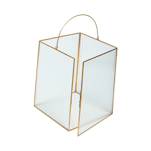 Iš stiklo žibintai 2 vnt. (aukštis 31 cm) Ripple – Hübsch-image-2