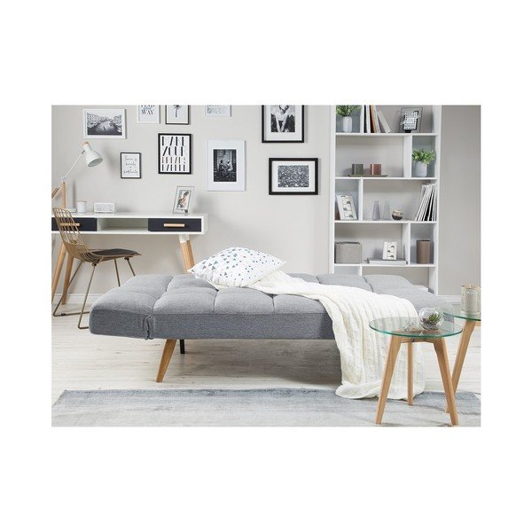 Šviesiai pilka sofa-lova "Monobeli Nancy-image-3