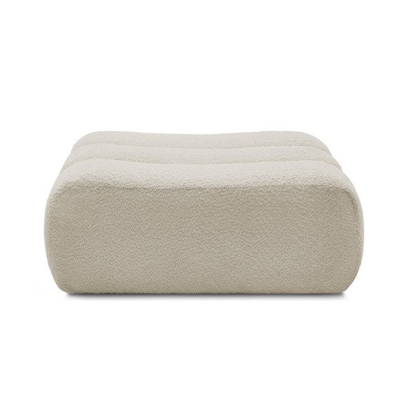 Smėlio spalvos taburetė iš boucle Azra – Bobochic Paris