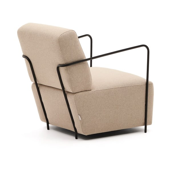 Smėlio spalvos krėslas Gamer – Kave Home-image-4
