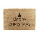 Iš kokoso pluošto grindų kilimėlis su Kalėdų motyvu 40x60 cm Merry Christmas – Artsy Doormats
