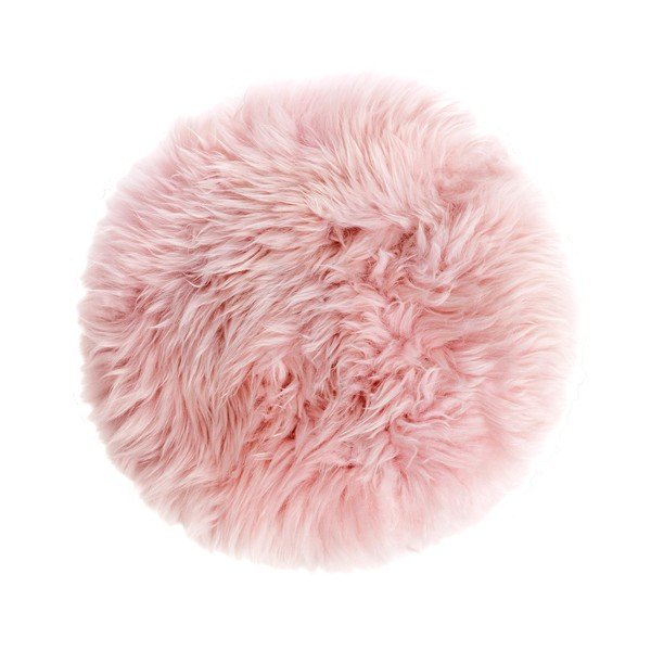 Kėdė su rausva avikailio sėdyne Royal Dream, ⌀ 36 cm-image-2