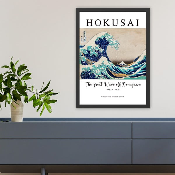Paveikslas 35x45 cm Hokusai – Wallity-image-1