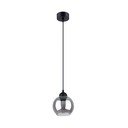 Kabantis šviestuvas juodos spalvos ø 15 cm Grande – Sollux