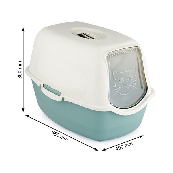 Kačių kraiko dėžė 56x40 cm Eco Bailey - Rotho-image-4