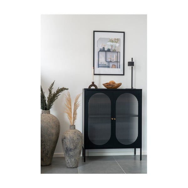 Aukšta vaza rudos spalvos iš terakotos Corvo – House Nordic-image-3