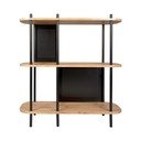 Juodos spalvos plieno lentyna Leitmotiv Sole, 80 x 83,5 cm