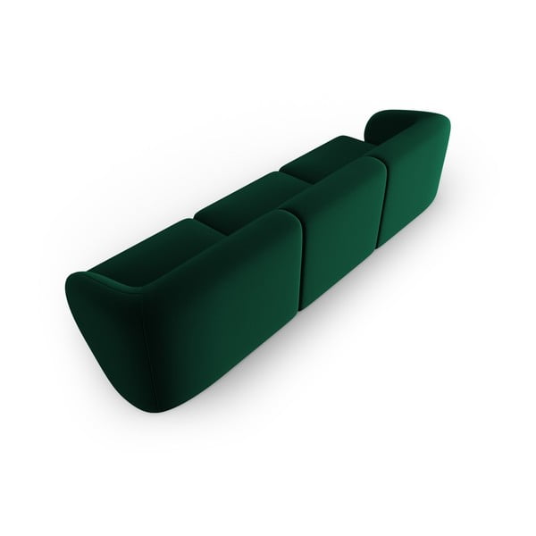 Žalios spalvos iš velveto sofa 266 cm Paolo – Milo Casa-image-3