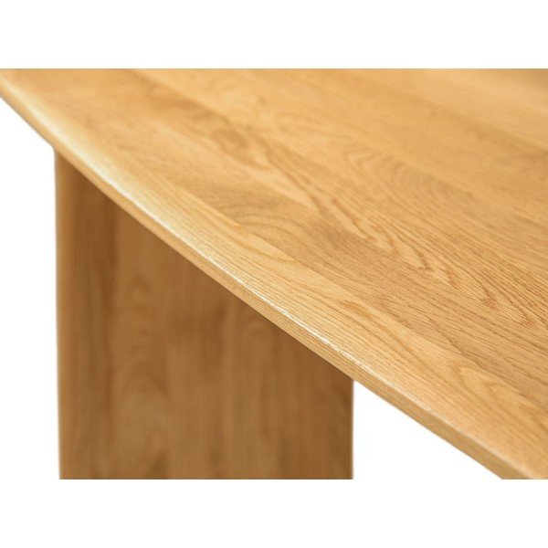 Iš ąžuolo masyvo valgomojo stalas 100x200 cm Charlotte – Micadoni -image-3