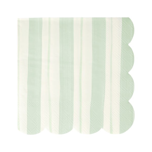 Iš popieriaus servetėlės 16 vnt. Ticking Stripe – Meri Meri-image-3