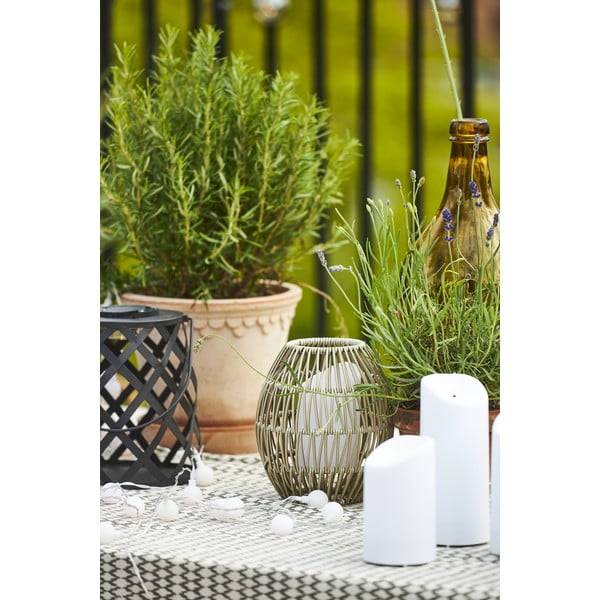 Juodas LED žibintas Star Trading Calabria, aukštis 20 cm-image-4