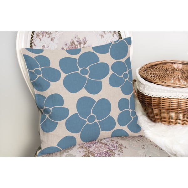 Dekoratyvinis pagalvės užvalkalas 43x43 cm Blue Meadow – Mila Home-image-1