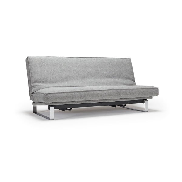 Šviesiai pilka sofa-lova su nuimamu užvalkalu Inovacija Minimum Melange Light Grøy