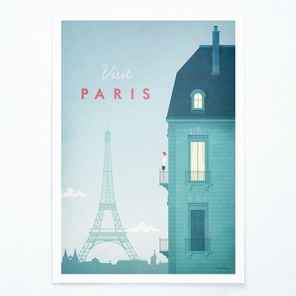 Plakatas Travelposter Paris, 30 x 40 cm