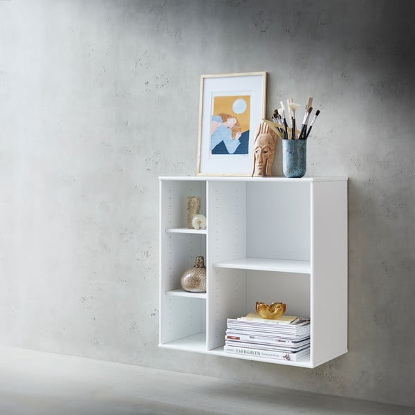 Balta modulinė lentynų sistema 68,5x69 cm Mistral Kubus - Hammel Furniture-image-1