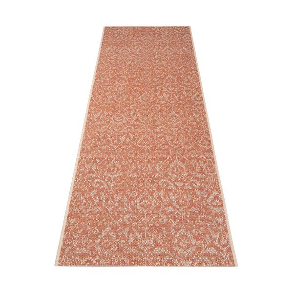 Oranžinis ir smėlio spalvos lauko kilimas NORTHRUGS Hatta, 70 x 200 cm-image-2