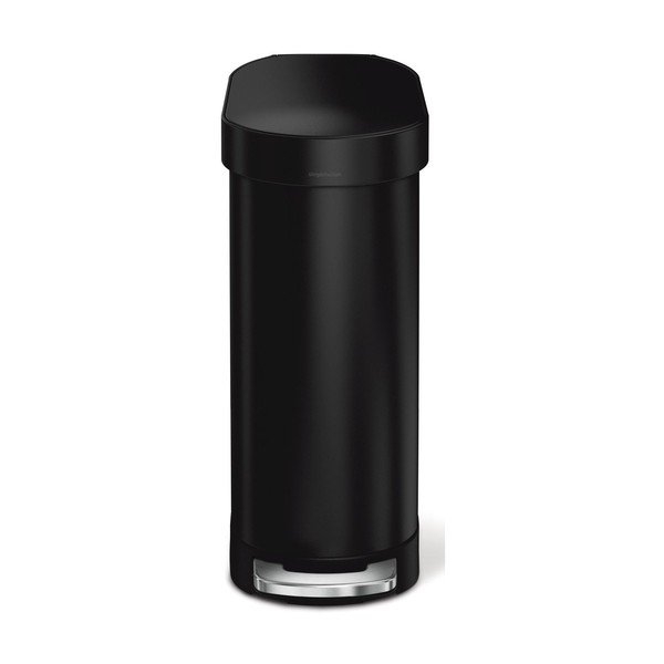 Šiukšliadėžė iš plieno su pedalu 45 l Slim – simplehuman-image-2