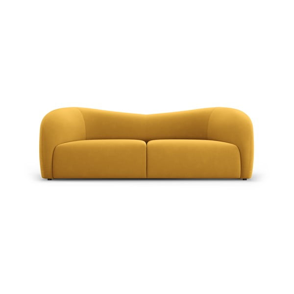 Sofa iš velveto garstyčių spalvos 197 cm Santi – Interieurs 86
