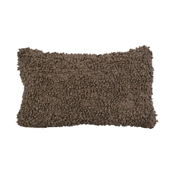 Tamsiai ruda medvilninė pagalvė PT LIVING Purity, 50 x 30 cm