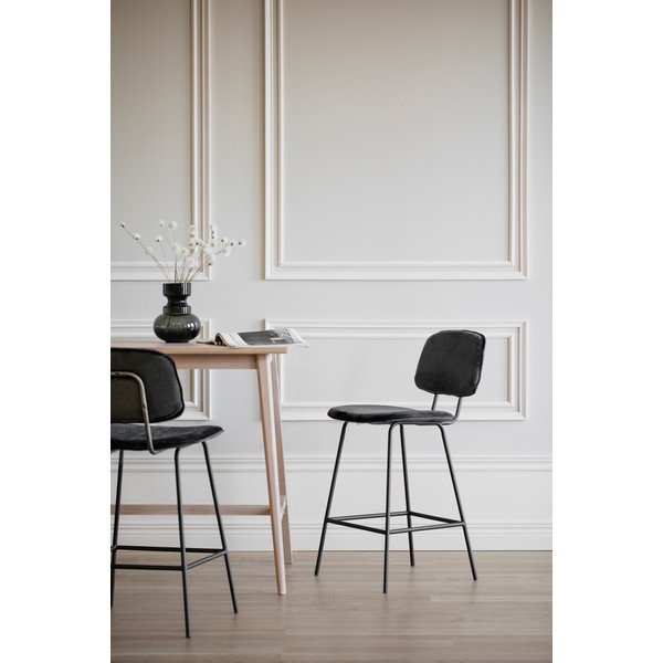 Juodos baro kėdės, 2 vnt. rinkinys 94 cm Bryan - Rowico-image-1