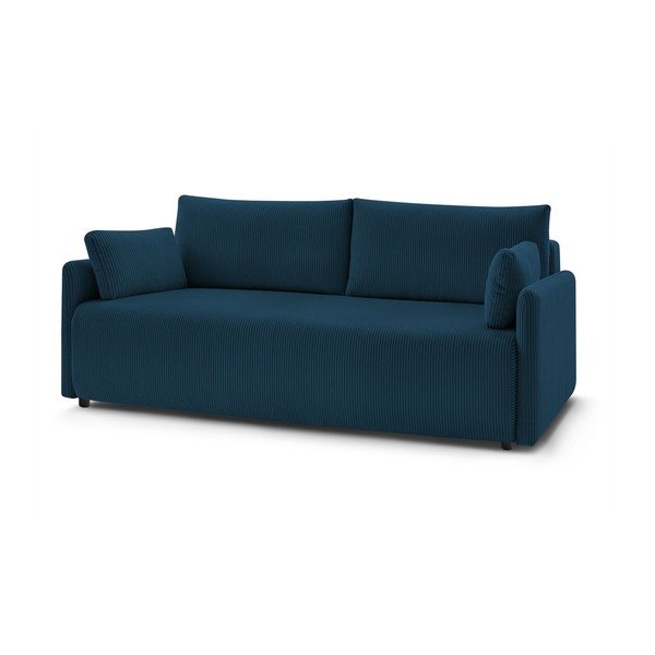 Iš kordinio velveto sulankstoma sofa tamsiai mėlynos spalvos 211 cm Marcel – Bobochic Paris-image-3