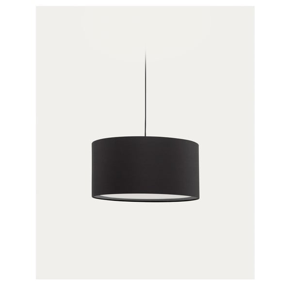 Juodos spalvos šviestuvo gaubtas ø 40 cm Santana – Kave Home-image-2