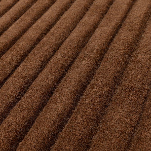 Rankų darbo tamsiai rudos spalvos iš vilnos kilimas 160x230 cm – Asiatic Carpets-image-4