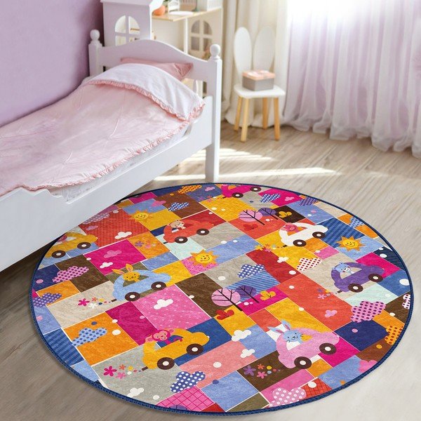 Vaikiškas kilimas ø 120 cm Comfort – Mila Home-image-1