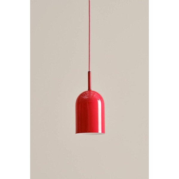 Raudonos spalvos iš metalo kabantis šviestuvas ø 10 cm Ara – Jotex-image-2