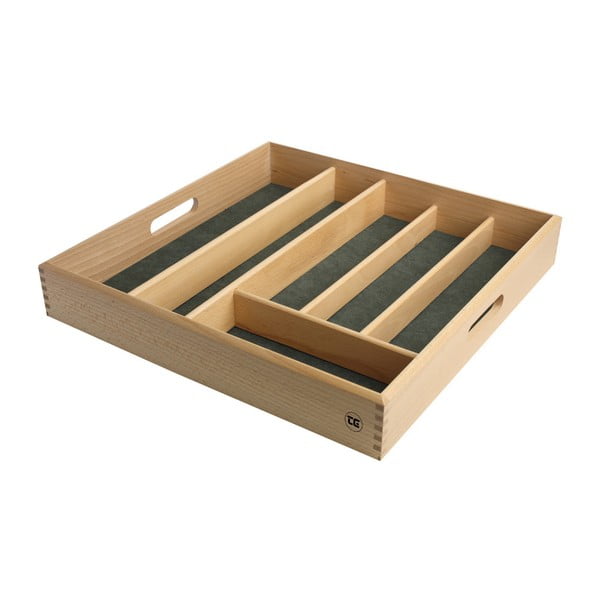 Stalo įrankių padėklas iš buko medienos T&G Woodware, 38 cm ilgio
