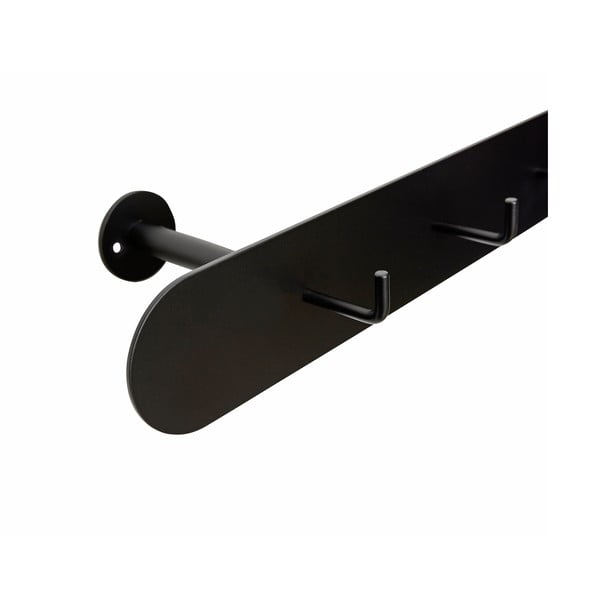 Iš metalo sieninė lentyna juodos spalvos Hack – Hübsch-image-3