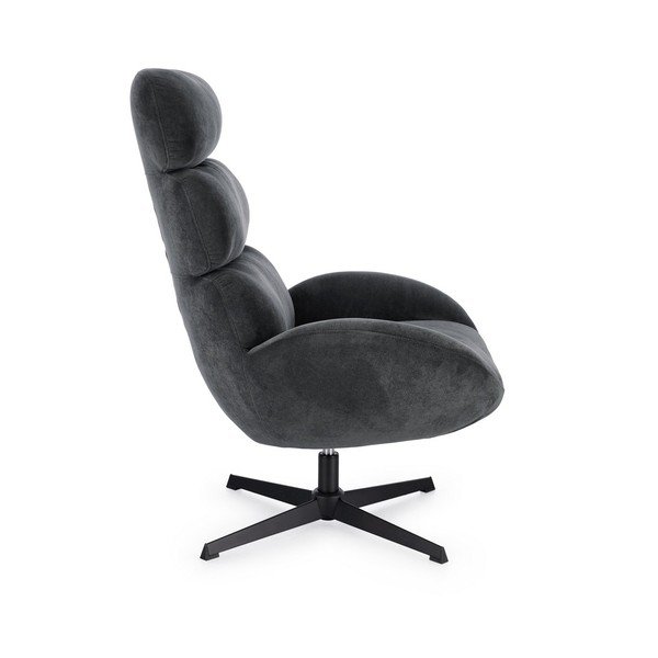 Juodos spalvos pasukamas krėslas Violante – Bizzotto-image-3