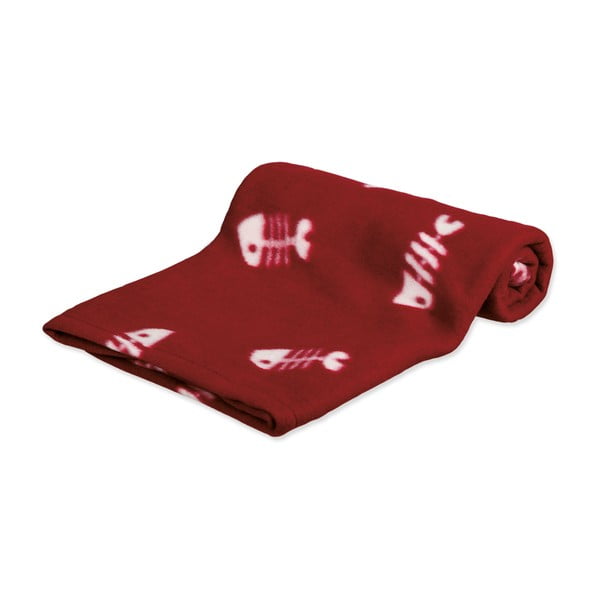 Raudonos spalvos fleece tipo pledas katei 100x70 cm Trixie Barney – Plaček Pet Products