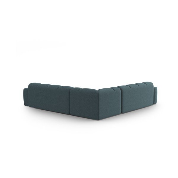 Kampinė sofa mėlynos spalvos Lisa – Micadoni Home-image-4