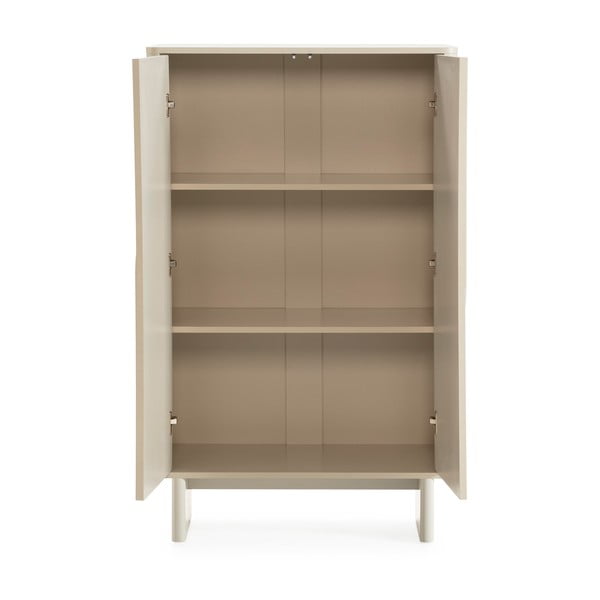 Kreminės spalvos spintelė 80x130x40 cm Solei – MOME-image-3
